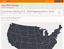 Tablet Screenshot of localautosalvage.com